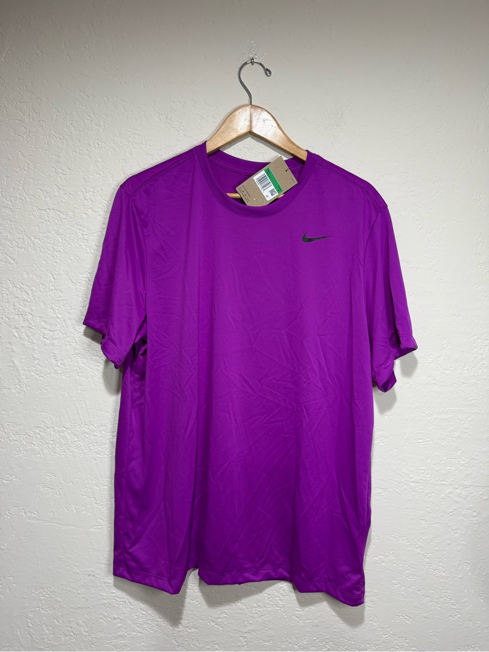 NWT Nike Men's Dry-Fit Training Short Sleeve Tee Purple XL